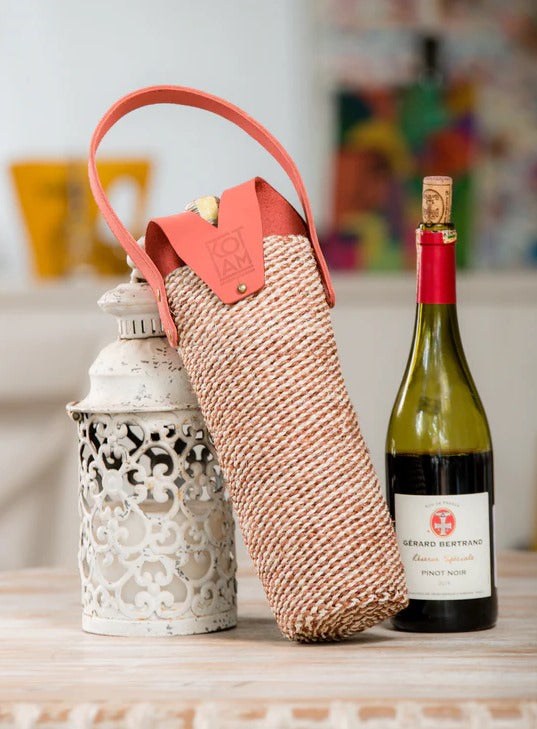 Handmade Mixte Wine bag